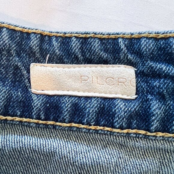 EUC Anthropologie Pilcro Borrowed Boyfriend Patchwork Jeans - Picture 7 of 14